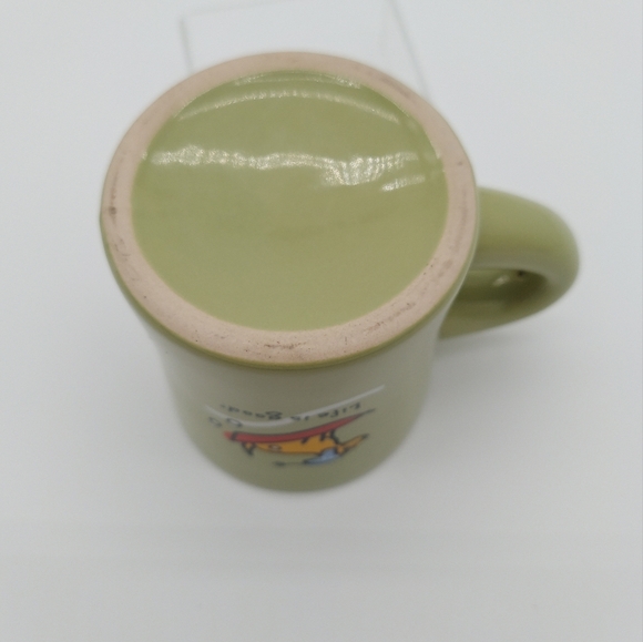 LIFE IS GOOD Sledding Labrador Lab Dog Green Coffee Mug Christmas Holiday - Picture 4 of 4